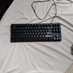 Black RGB Wired Keyboard 