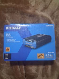 Kobalt 40V Max 4.0Ah Lithium-Ion Battery