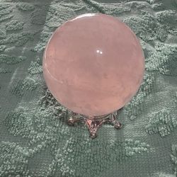Rose Quartz Sphere #3