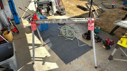 Saw stand extending rollers
