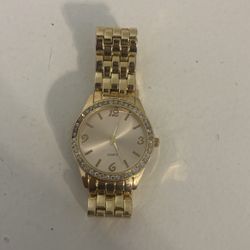 Gold Plated Womens Watch