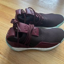 New Adidas James Harden LS 2 Lace CG6277 Maroon Mint Basketball Shoes Men's 8