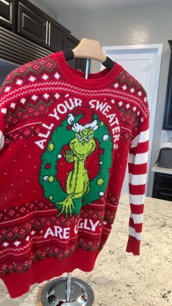 The Grinch Ugly Christmas Sweater - Ladies Medium