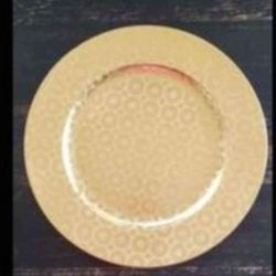Gold Or Silver Charger Plates 
