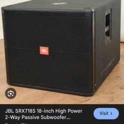JBL Passive Subwoofer 