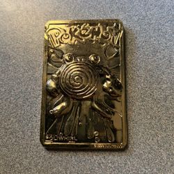 Poliwhirl Gold Card 