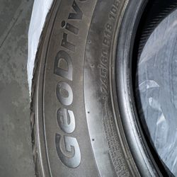 4- 245/60R 18 GeoDrive Tires