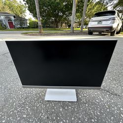 HP Computer Monitor (white, Like New