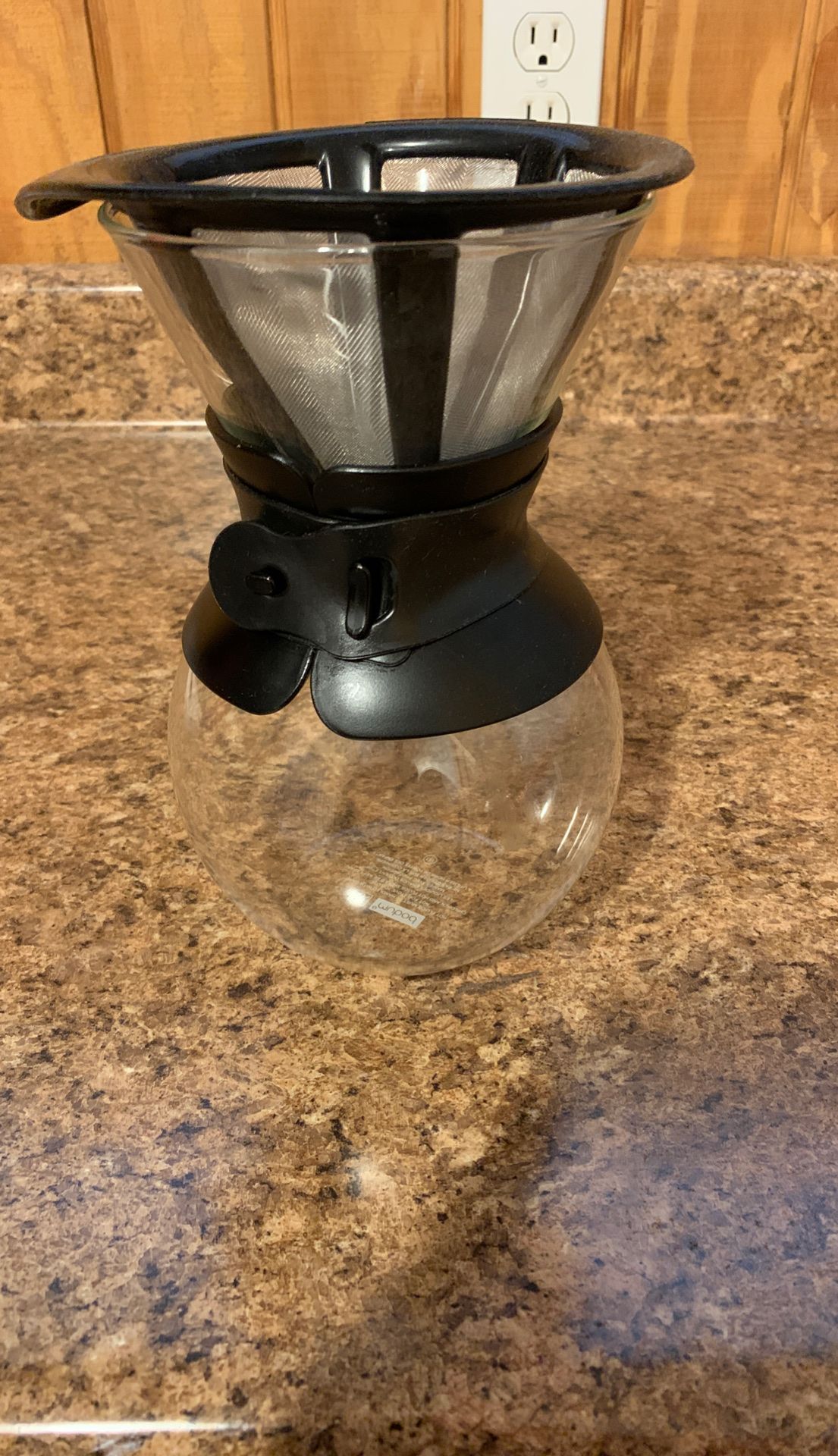 Pour Over Coffee Maker Brewer with reusable filter