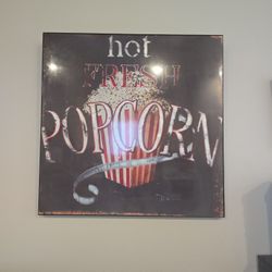 Wall Art: Hot Fresh Popcorn