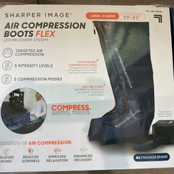 Sharper Image Air Compression Boots Flex – Like New