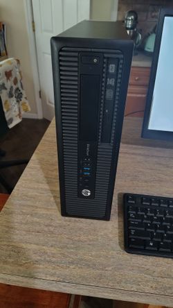 HP ProDesk Core i5 Desktop with monitor, Wi-Fi, and Bluetooth MS Office