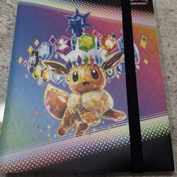 Pokémon Prismatic Evolutions Eevee Binder Collection **BINDER ONLY** NEW 2025