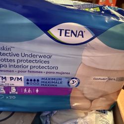 Tena Adult Diapers Size small / Medium 80 Count