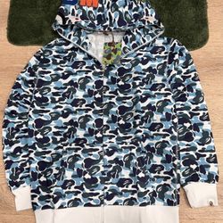 Blue Bape Hoodie