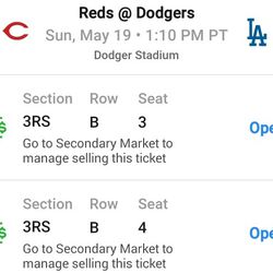 Dodgers Tickets Sunday