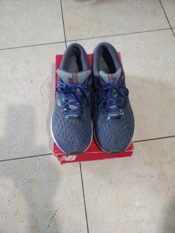 Brooks Men's Glycerin 17 Gray Navy Gold Running. Athletic Lace UP Shoes  Size 13