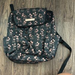 Disney PetuniaPickleBottom MickeyMouse RoseGold/Black Backpack Diaper Bag
