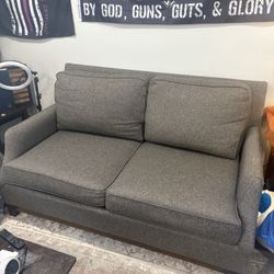 Grey Love Seat
