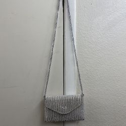 sparkly shoulder purse 