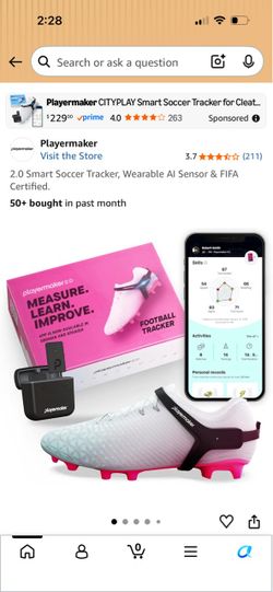 Soccer fans connected footwear by Playermaker