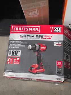 Craftsman V20 Brushless RP 1/2-inch Drill/Driver Kit - Brand New In Box
