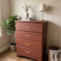 Brown & Gold Dresser