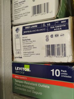 Leviton  Decora  Switches And Out Lets