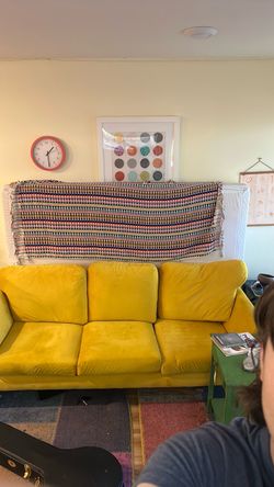 Yellow couch