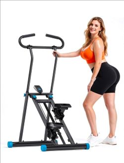 Stair Stepper for Home Gym with Adjustable Height and Resistance
350 lbs Capacity Cardio Machine with Non-Slip Pedals, LCD Display for Full Body Worko