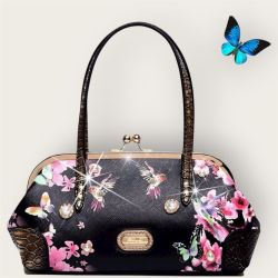 Hummingbird Mini Vegan Clutch (Black) – Soft Spring Capsule