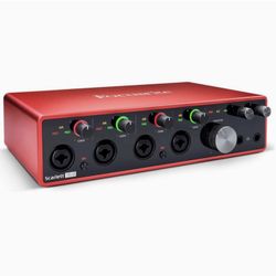 Focusrite Scarlett 18i8 3rd Gen USB Audio Interface for Recording, Producing and Engineering — High-Fidelity, Studio Quality Recording, with Transpare