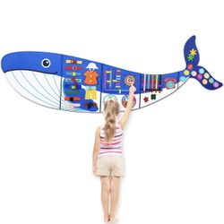 Brand new Whale Montessori Busy Board