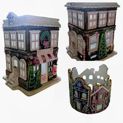 Bath & Body Works 2019 Holly Jolly Christmas Corner Candle Luminary Retired