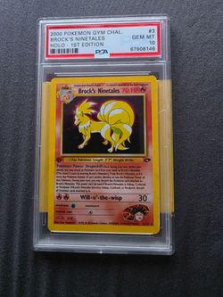 PSA 10 1st Edition Brock's Ninetales Holo – Trade + Cash