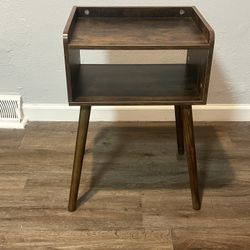 Small Brown Side Table/Night Stand