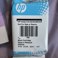 HP Black Ink 75S Cartridge