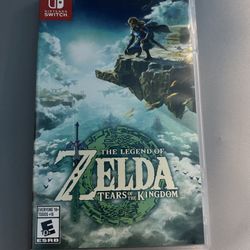 The Legend Of Zelda Tears Of Kingdom Nintendo Switch Game 