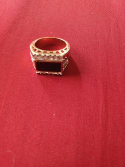 Gold with diamond crystals.