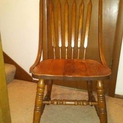 Solid wood chair! 