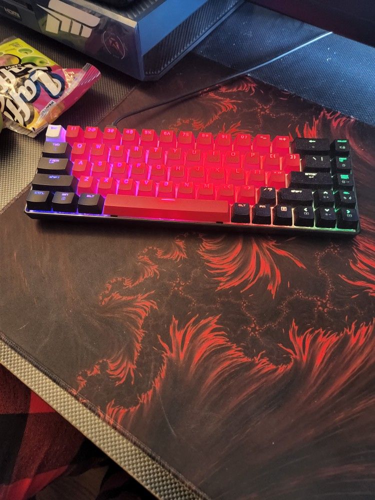 Computer & Key.