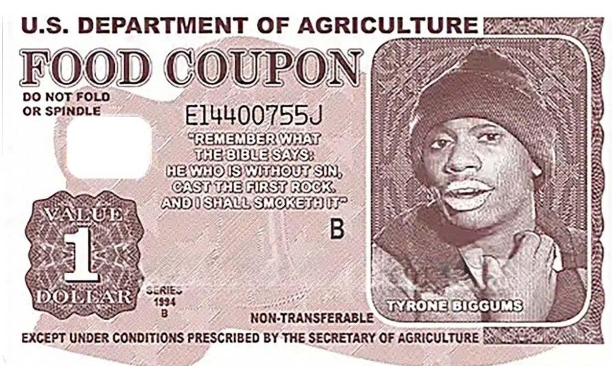 Tyrone Biggums Credit Card Sticker