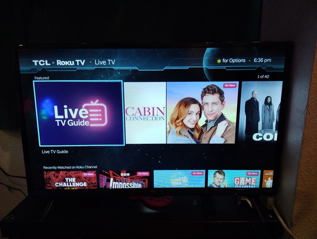 32" Roku T.V. Used in Good Condition