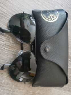 Rayban Polarized Sunglasses. Aviator Metal. $50. Pickup in Oakdale