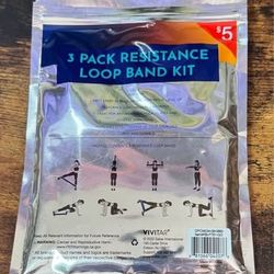 NEW and SEALED Pack of Resistance Loop Bands just $3 