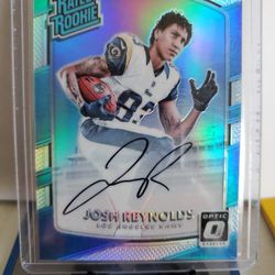 Rams Lions Josh Reynolds Rookie Autograph Card