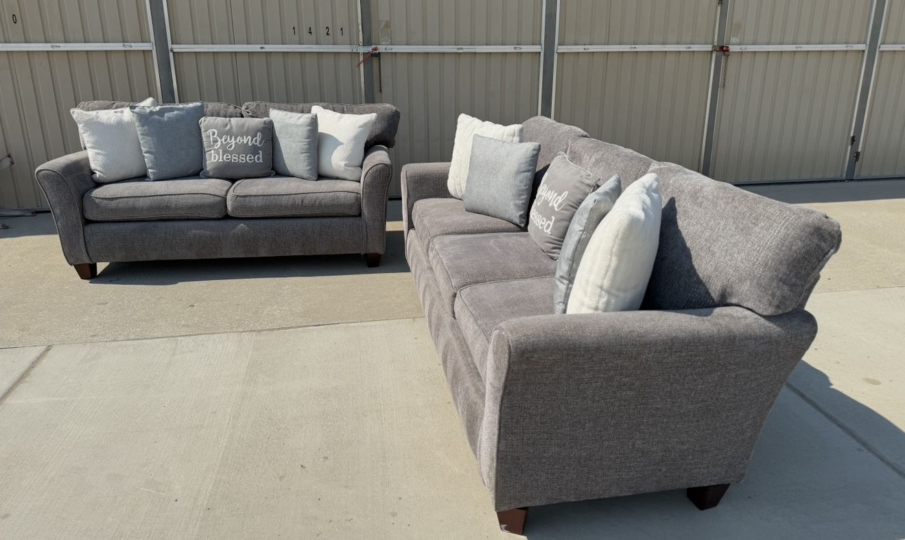 Beautiful Couch And Love Seat Set