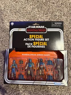Star Wars - The Vintage Collection- Amazon Exclusive- Speeder Bike, Scout Trooper & Grogu