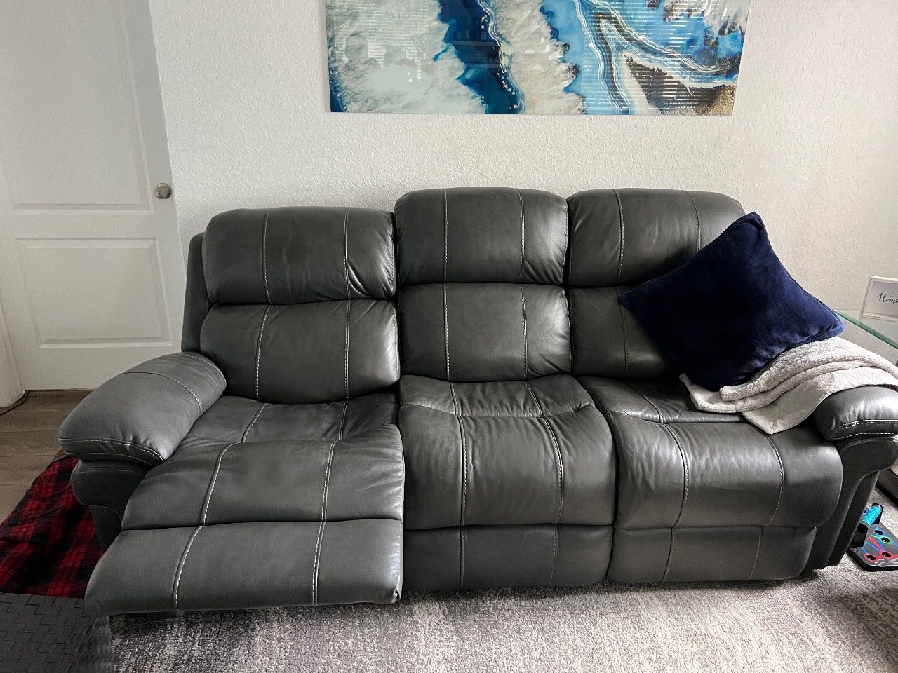 Year Old Recliner Leather Couches 