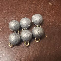 1/2 Oz Cannon Ball Weights 25ct Packs 
